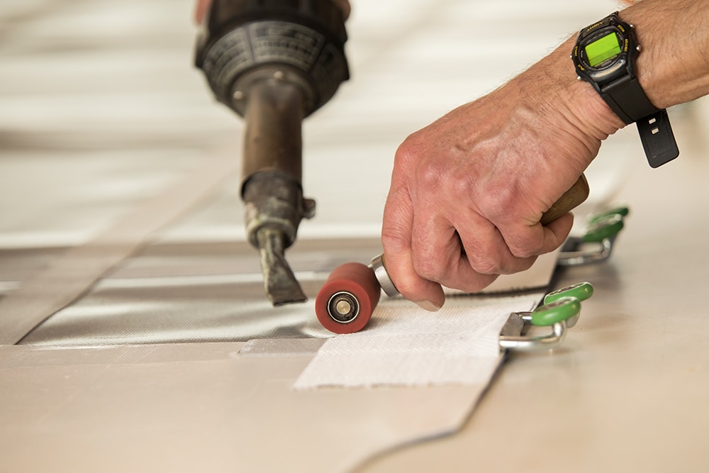 Planenreparatur